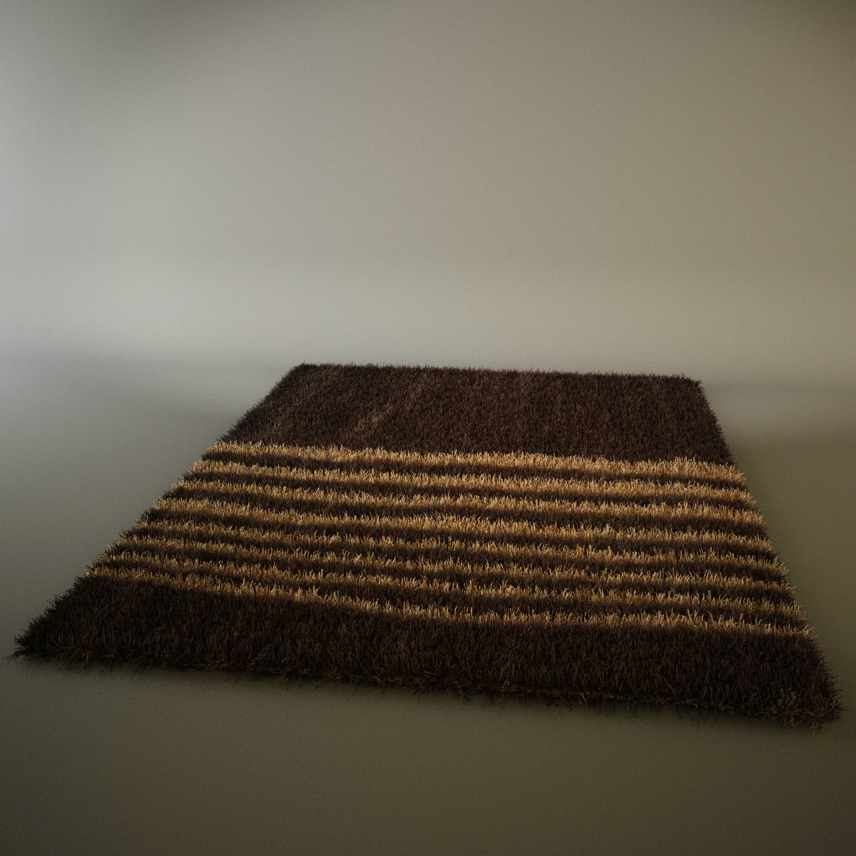 3d ikea shaggy rug