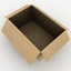 cardboard box open 3d max