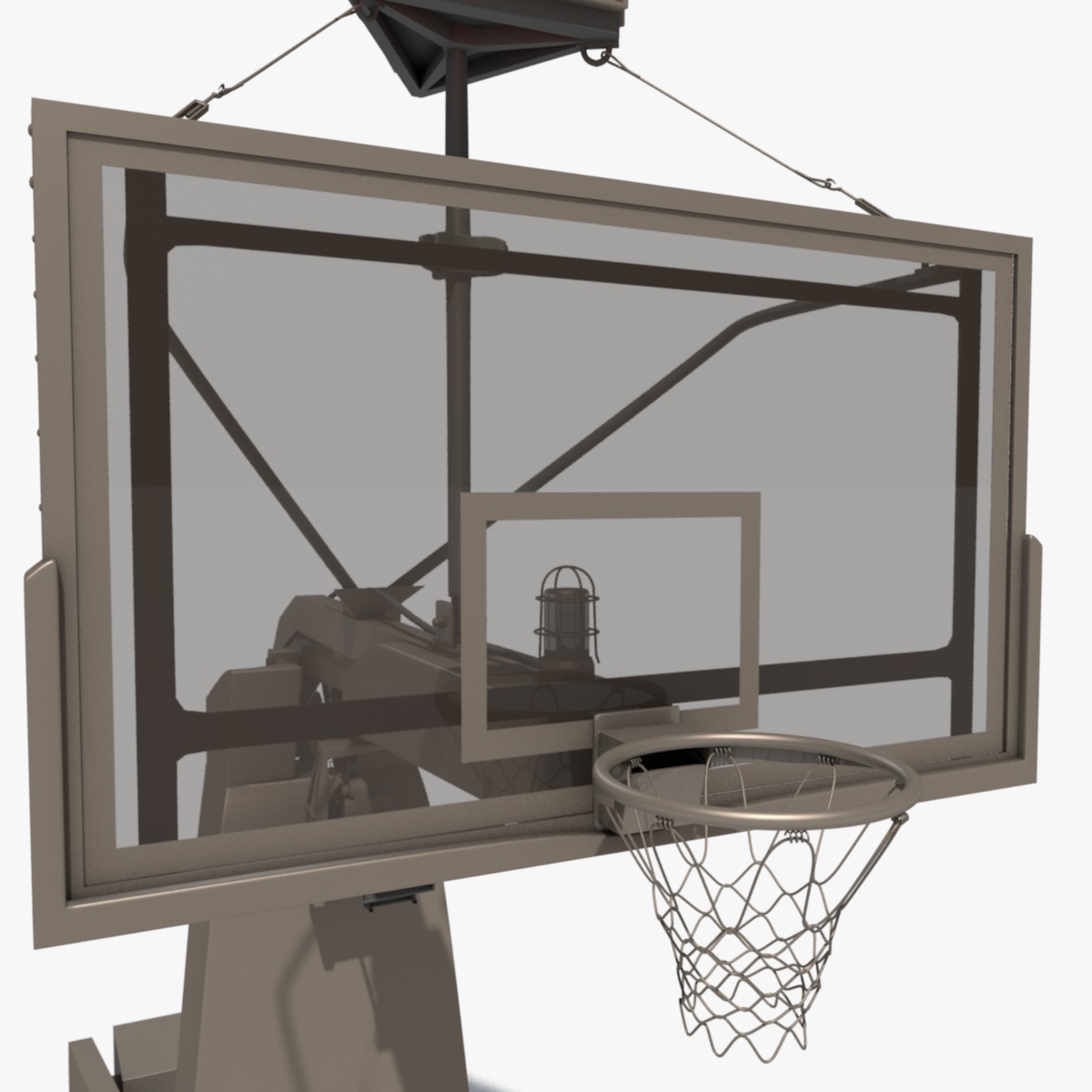 spalding backboard 3d model