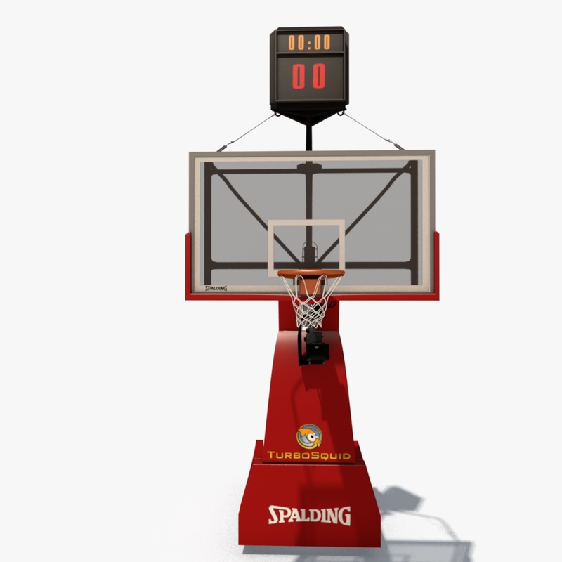 spalding backboard 3d model