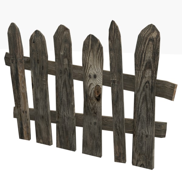 Blender Fence Models TurboSquid