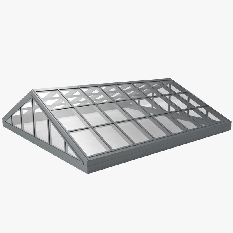 commercial skylight 3d model