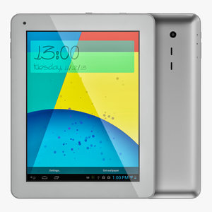 android silver pc tablet max