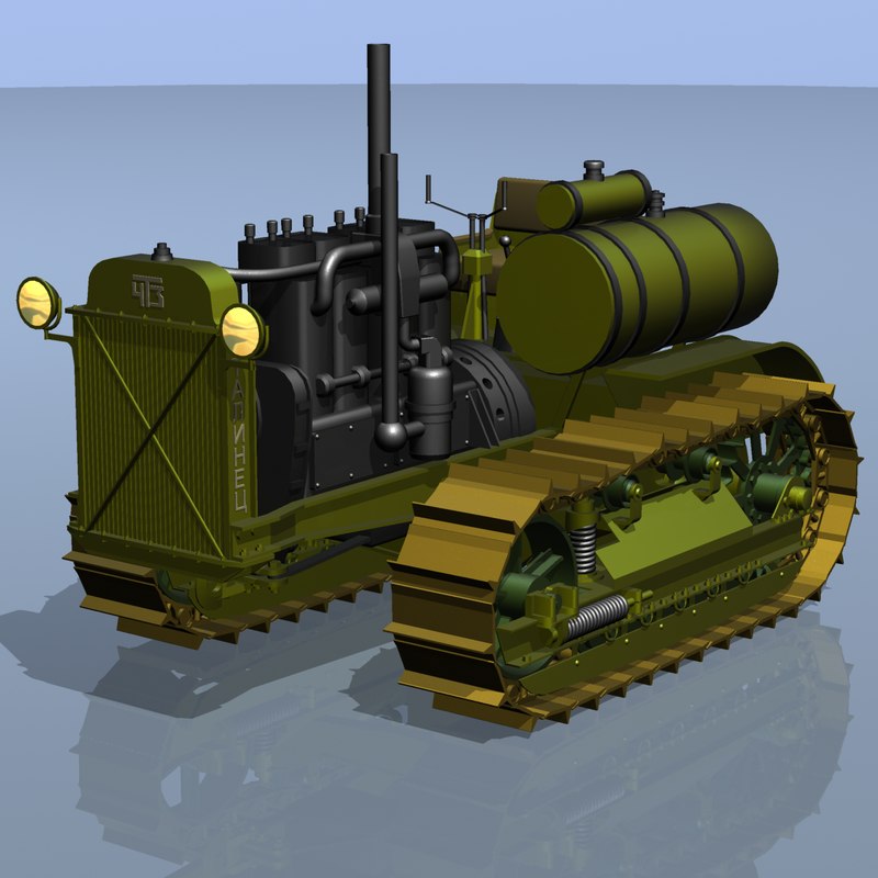 3ds max tractors s-60 stalinets