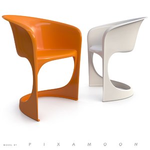 3d model 291 cantilever chair