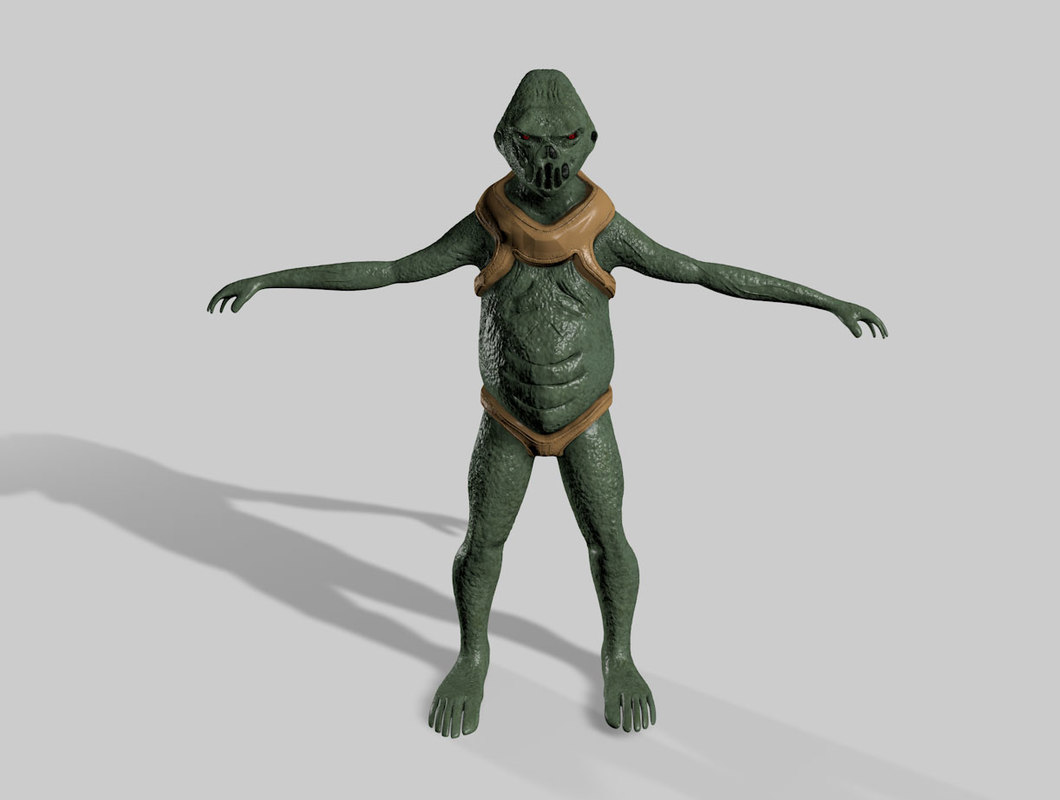 外星人操纵3d模型
