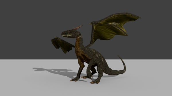 Animated Dragon Blender Models for Download | TurboSquid