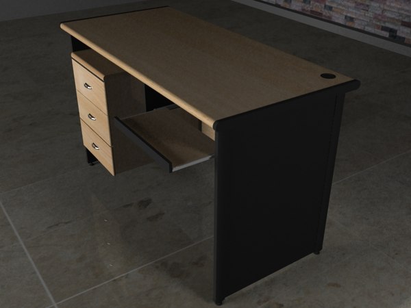 Arbeitstisch 3D Modell TurboSquid 832458