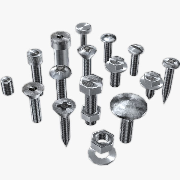Free 3D Screw Models TurboSquid