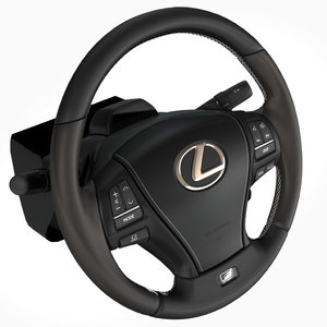 steering wheel 3d max