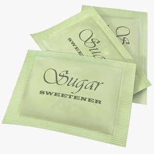 3d sugar packets