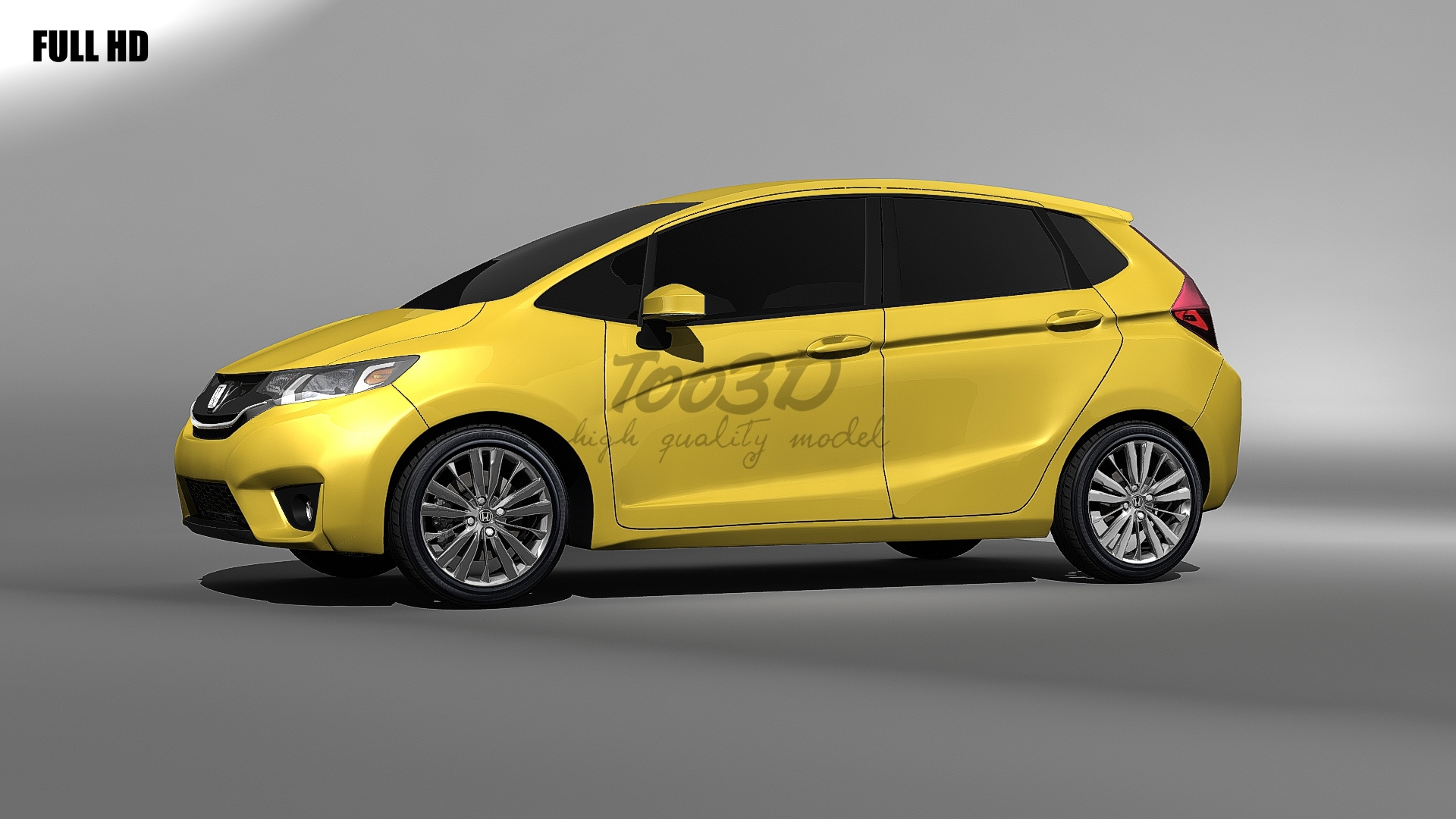honda fit 3d model