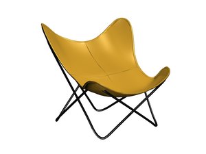 3d butterfly chair bkf model