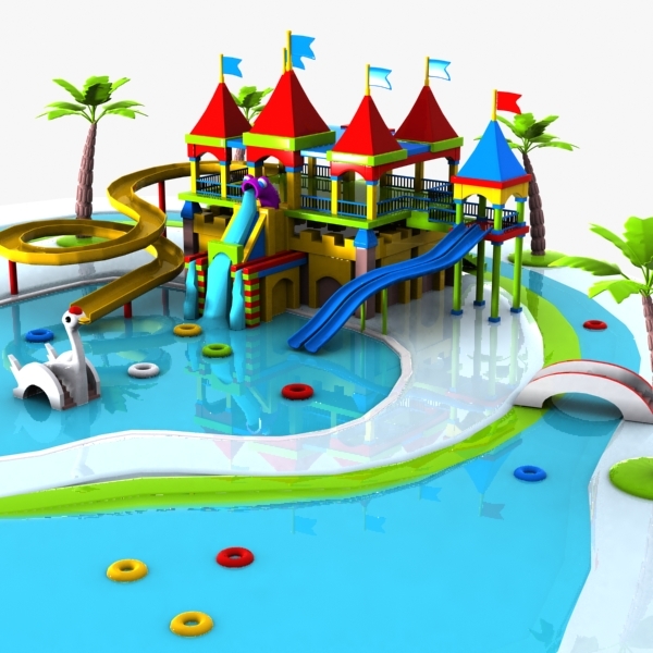 Water Park 3D Models for Download | TurboSquid