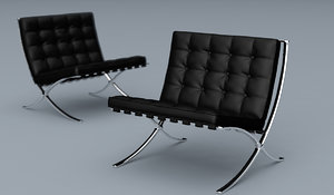 armchair chair 3d model