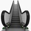 3d model escalator
