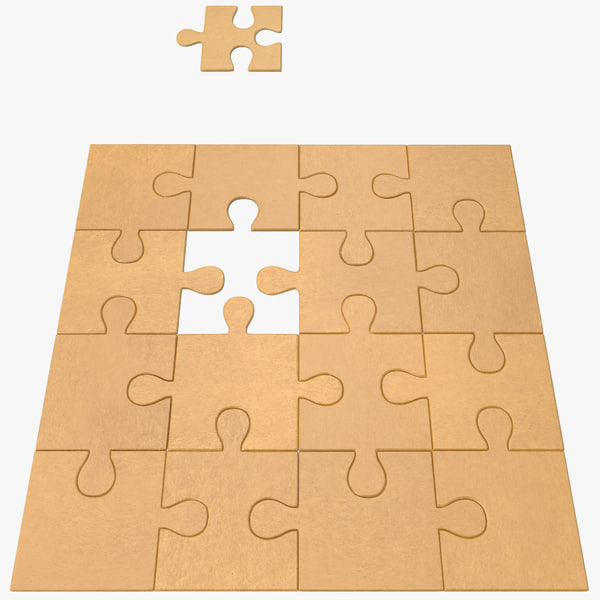jigsaw puzzle 3d model