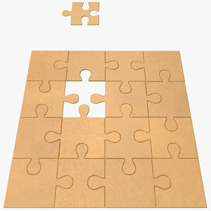 jigsaw puzzle 3d model