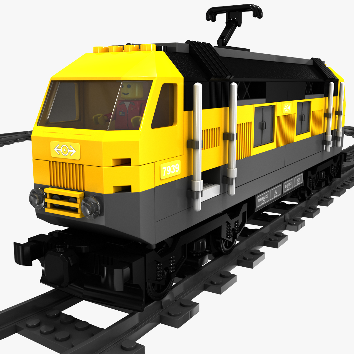 lego train 3d print