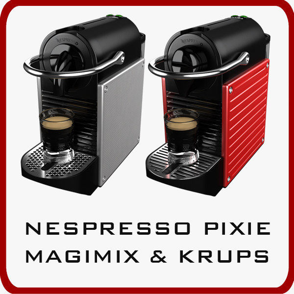 Punt Vooroordeel houten nespresso pixie magimix krups 3d model