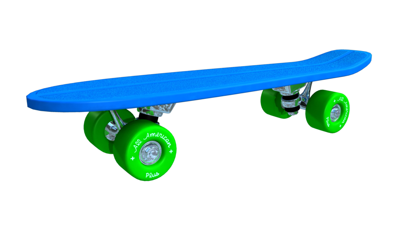 Retro ride - Mini Skateboard W/Flashing Wheels