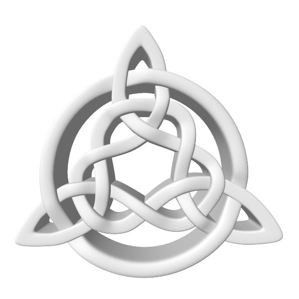 Download celtic knot 3d obj