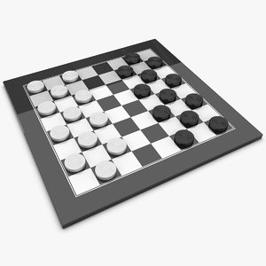 3ds realistic checkers