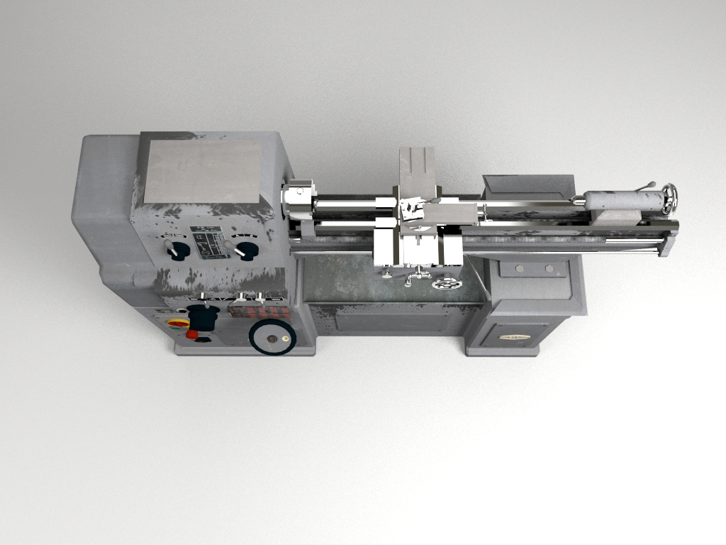 blender lathe machine