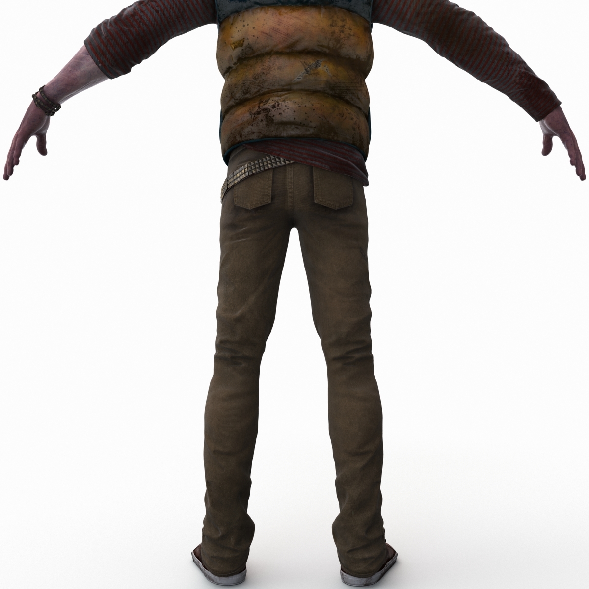 zombie rigged 3d model