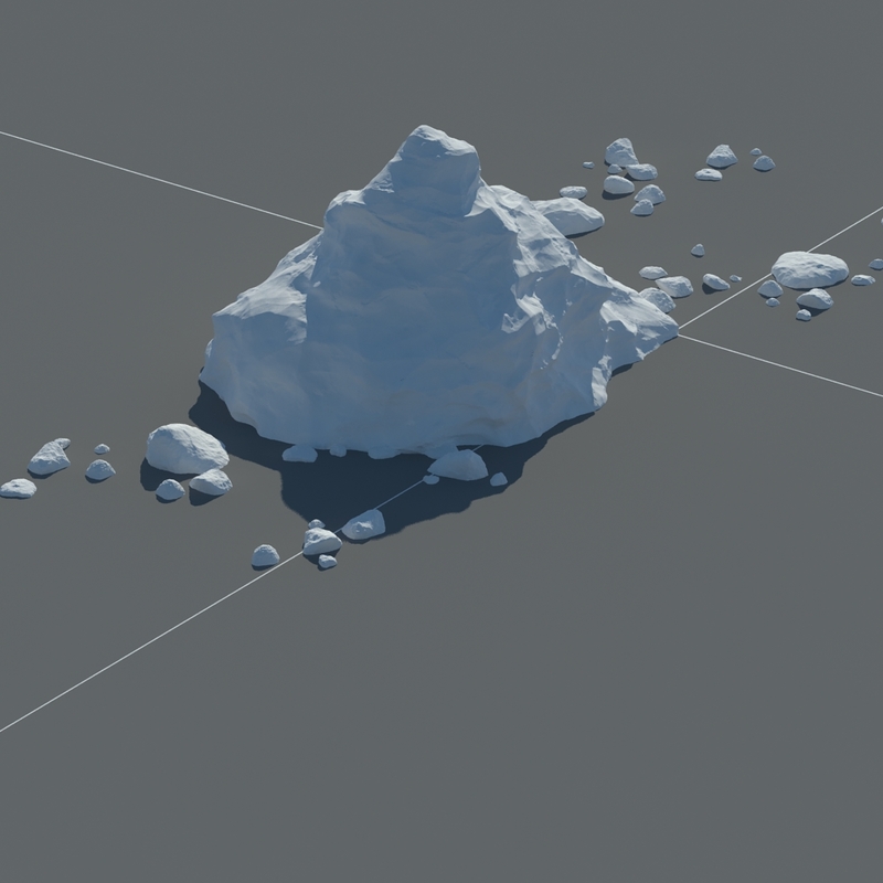 3d model icescape ice