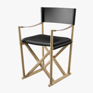 3d model folding chair