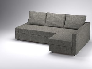 corner sofa-bed friheten ikea 3d 3ds