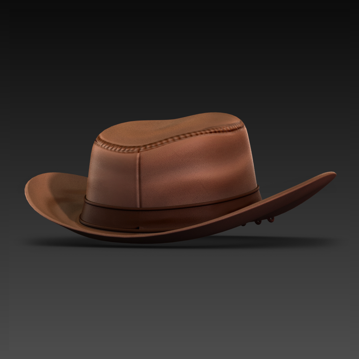 hat 3d obj