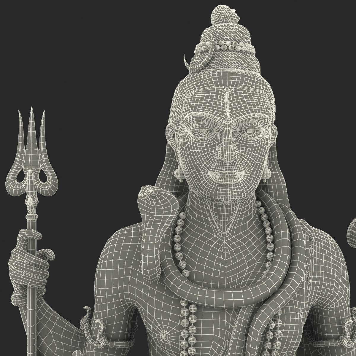 lord shiva statue murudeshwara 3d max