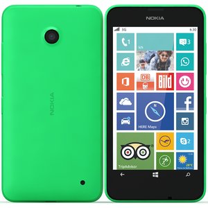 3d model nokia lumia 630 green