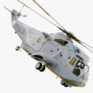 sikorsky ch-124a sea king 3d max