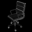 3d model eames soft pad executive chair