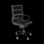 3d model eames soft pad executive chair