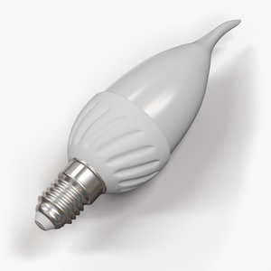 3d model led lamp bulb