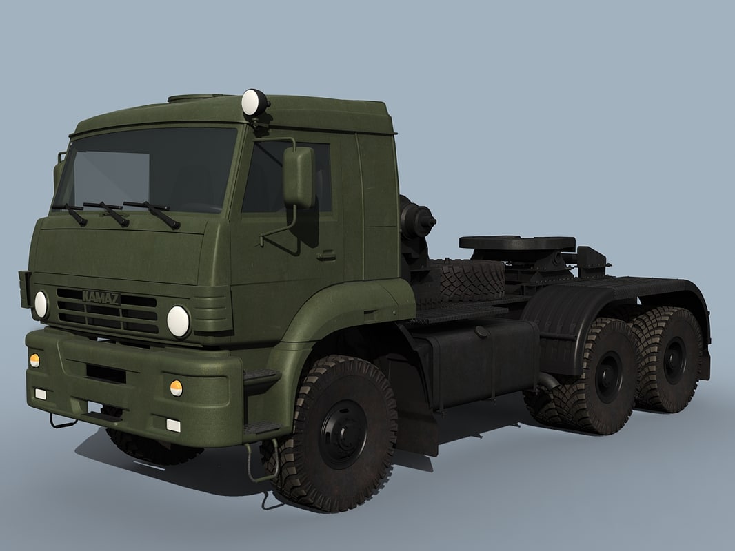 Камаз 3d model