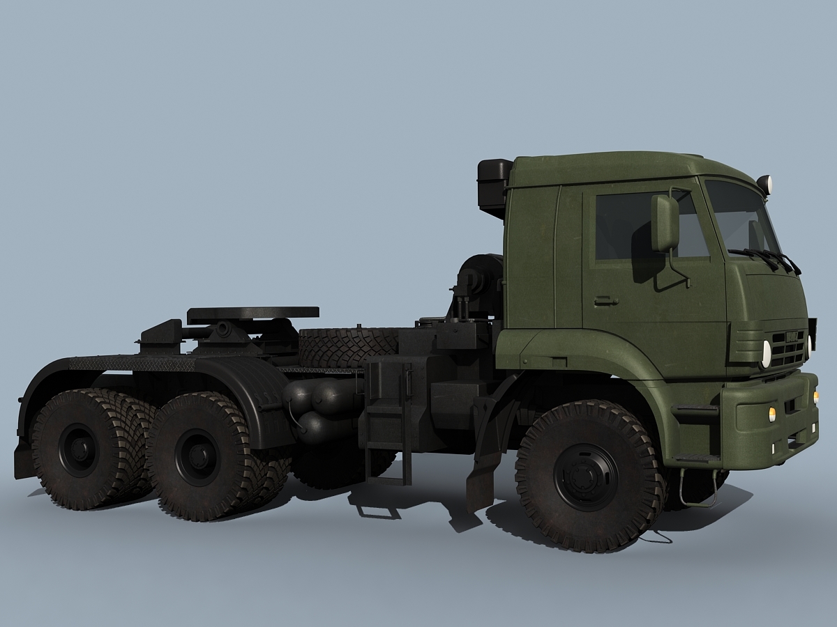 Камаз 3d model