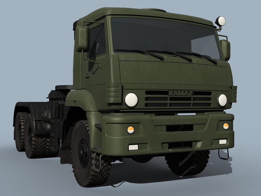 Камаз 3d model
