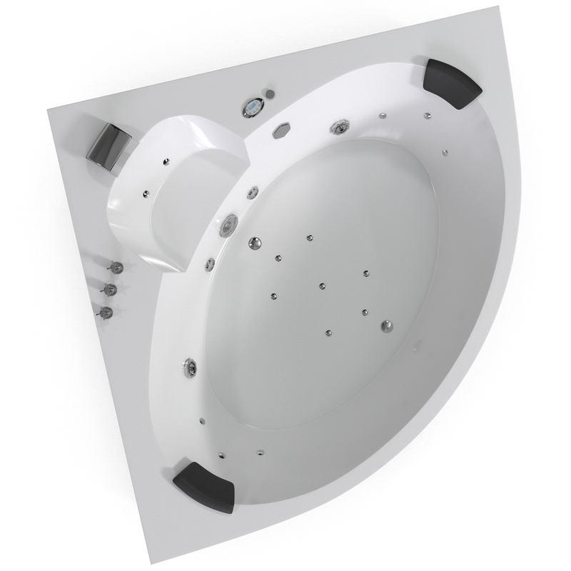 max corner jacuzzi bath