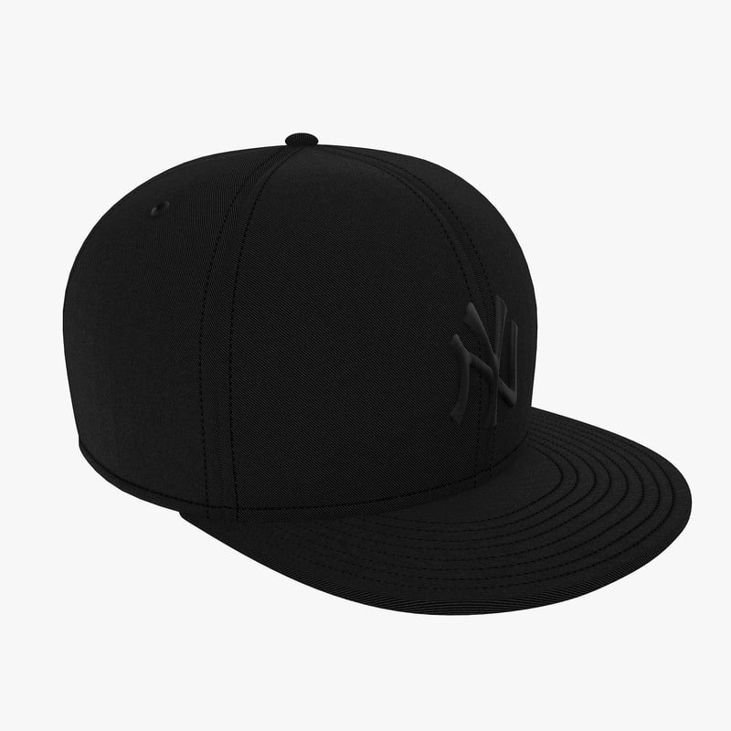 ny baseball cap 3d model