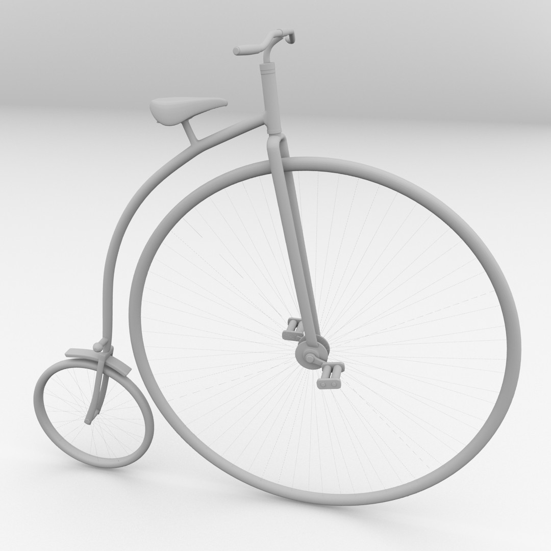 x penny-farthing bicycle