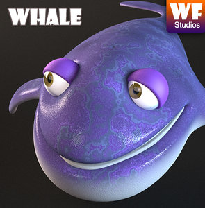 3dsmax cartoon whale