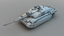 3d model main battle tank challenger 2