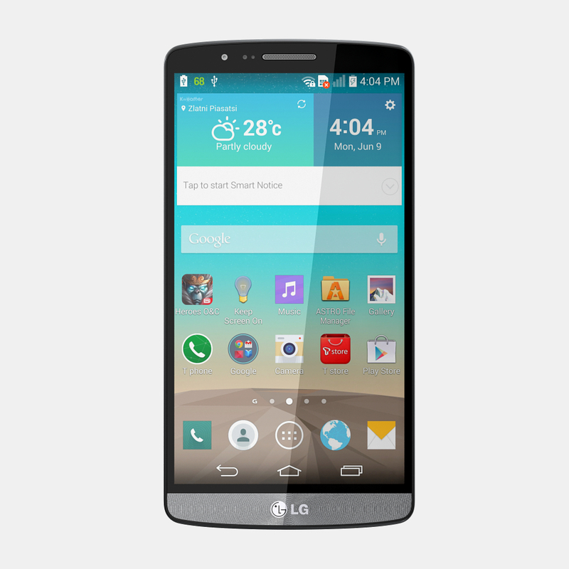 3d model lg smartphones v5 phones