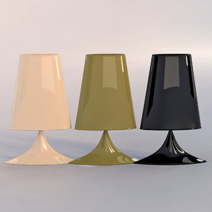 3d model macchia erba italia table lamp