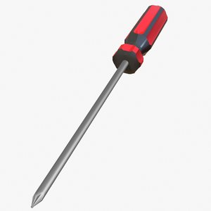 3d model philips screwdriver